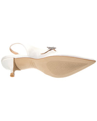 Stuart Weitzman Aura Mary Jane Satin Slingback Pump