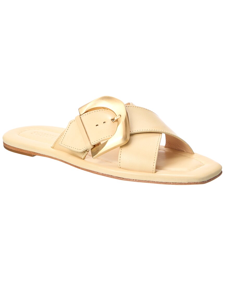 Schutz Lois Leather Flat
