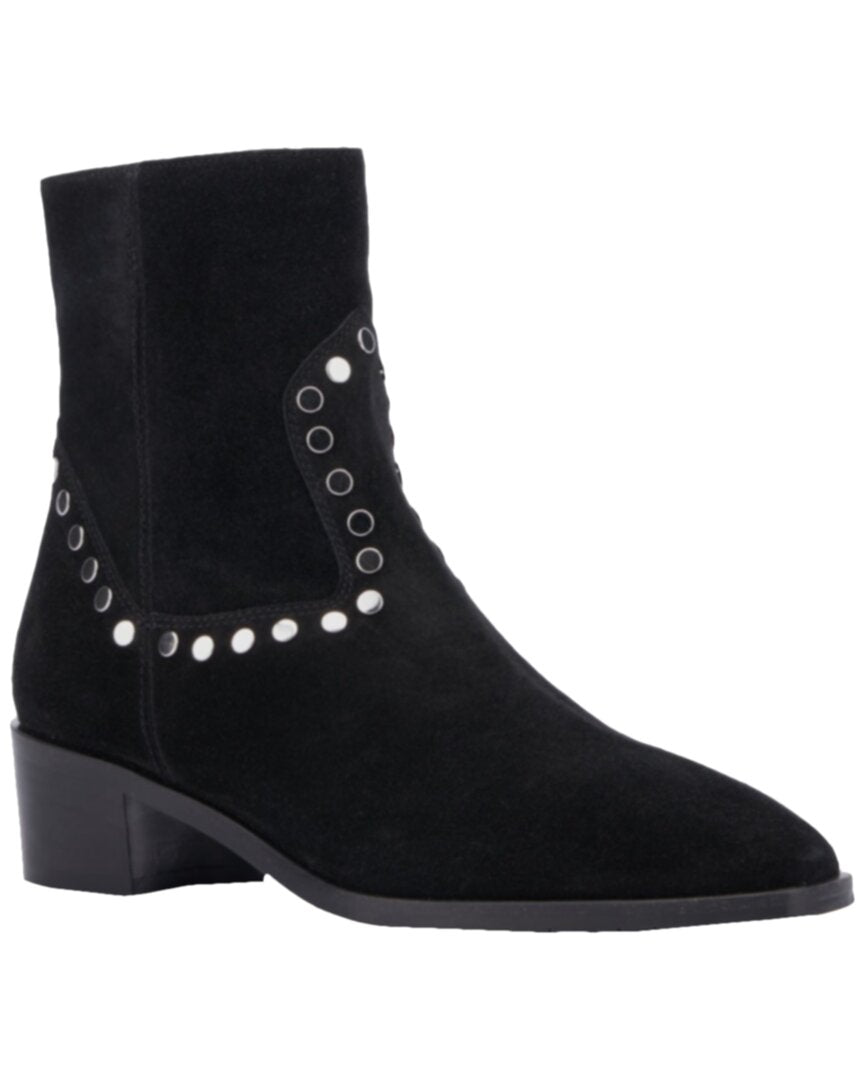 Aquatalia Ronalda Weatherproof Suede Boot Black