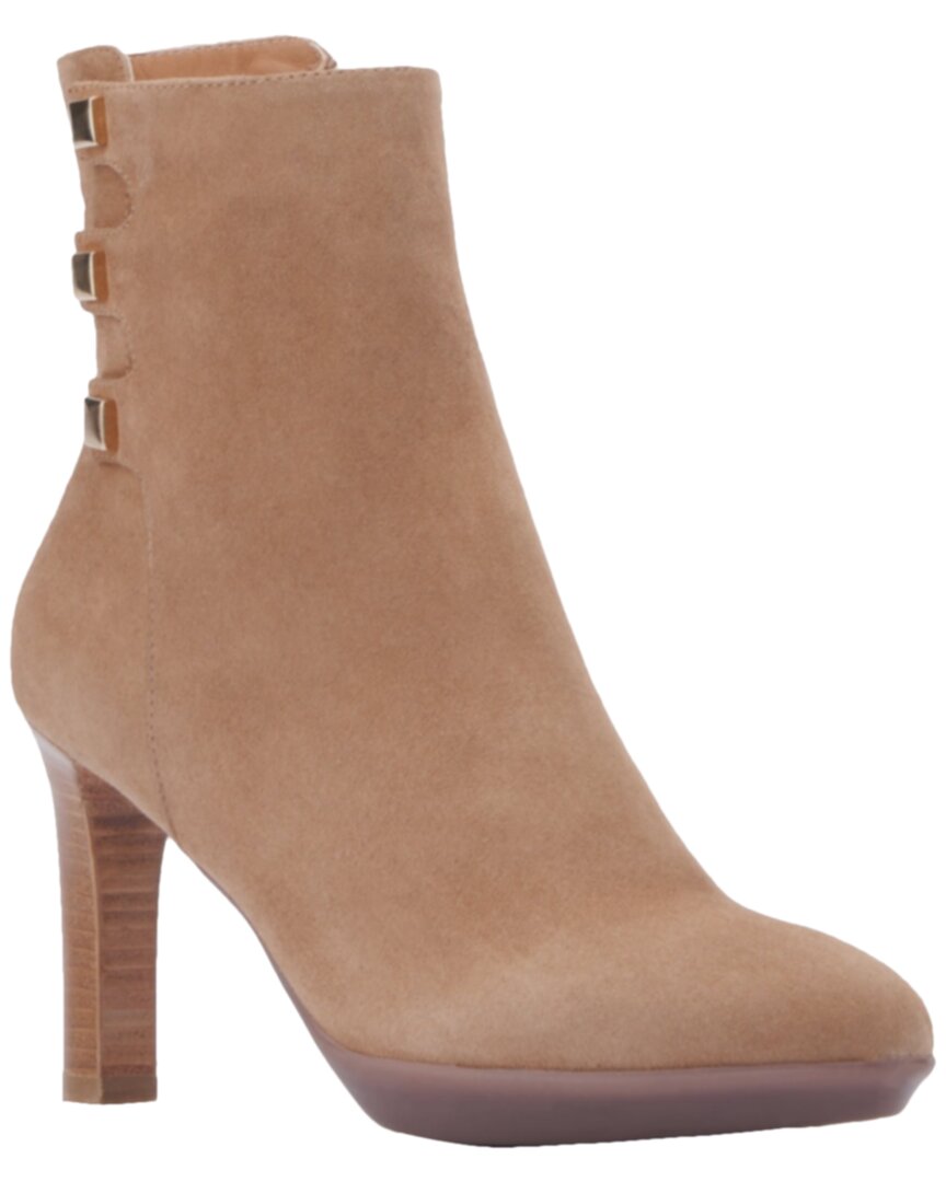 Aquatalia Romea Weatherproof Suede Boot Champagne
