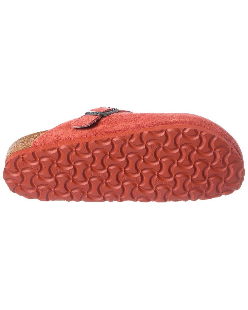 Birkenstock Boston Vl Narrow Suede & Shearling Clog