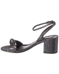 Alexandre Birman Clarita Block 60 Glitter Leather Sandal
