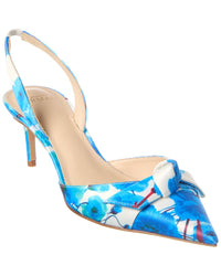 Alexandre Birman Clarita 60 Satin Slingback Pump Blue