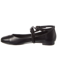 Alexandre Birman Slim Clarita Leather Ballet Flat