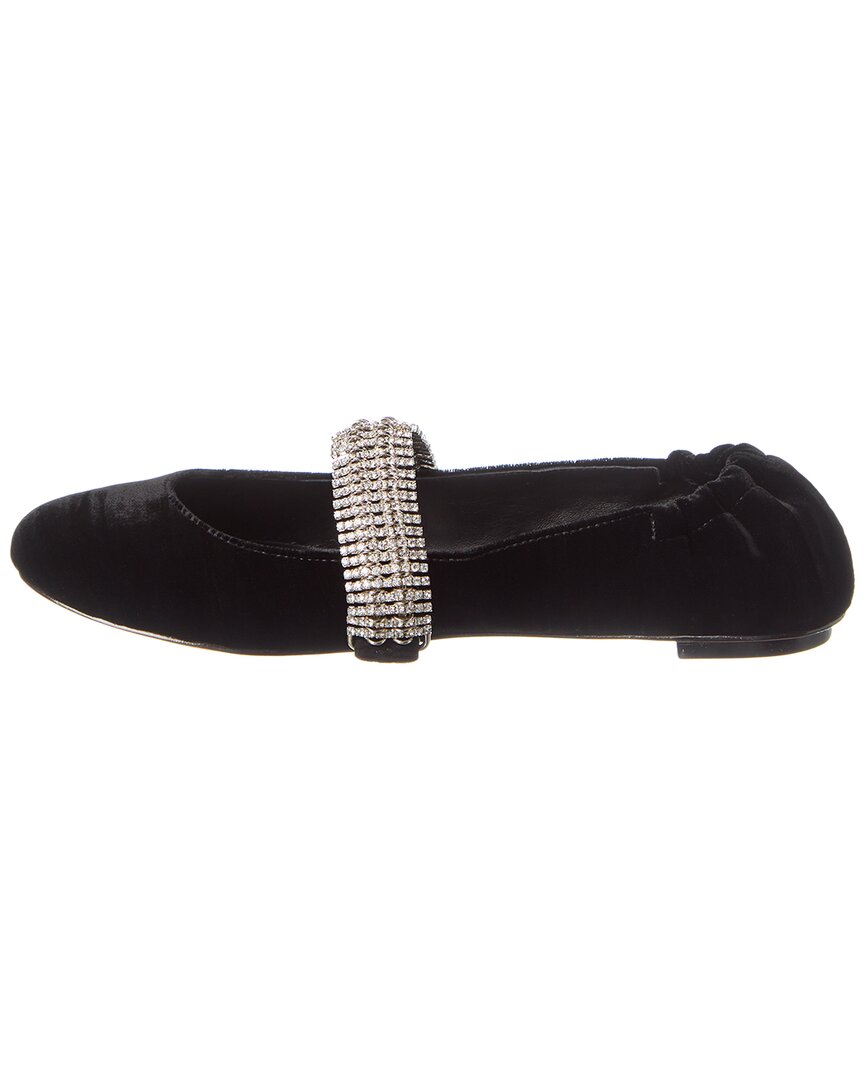 Alexandre Birman Camila Velvet Ballerina Flat