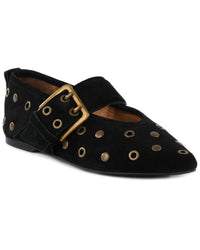 Seychelles Grommet Suede Flat