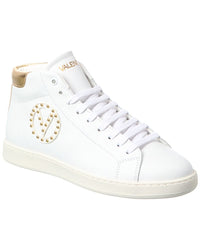 Valentino by Mario Valentino Valentino By Mario Valentino Gaia Leather High-Top Sneaker