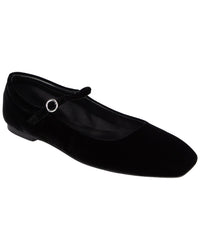 Aeyde Uma Mini Suede Flat Black