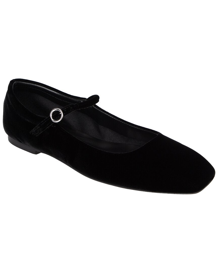 Aeyde Uma Mini Suede Flat Black