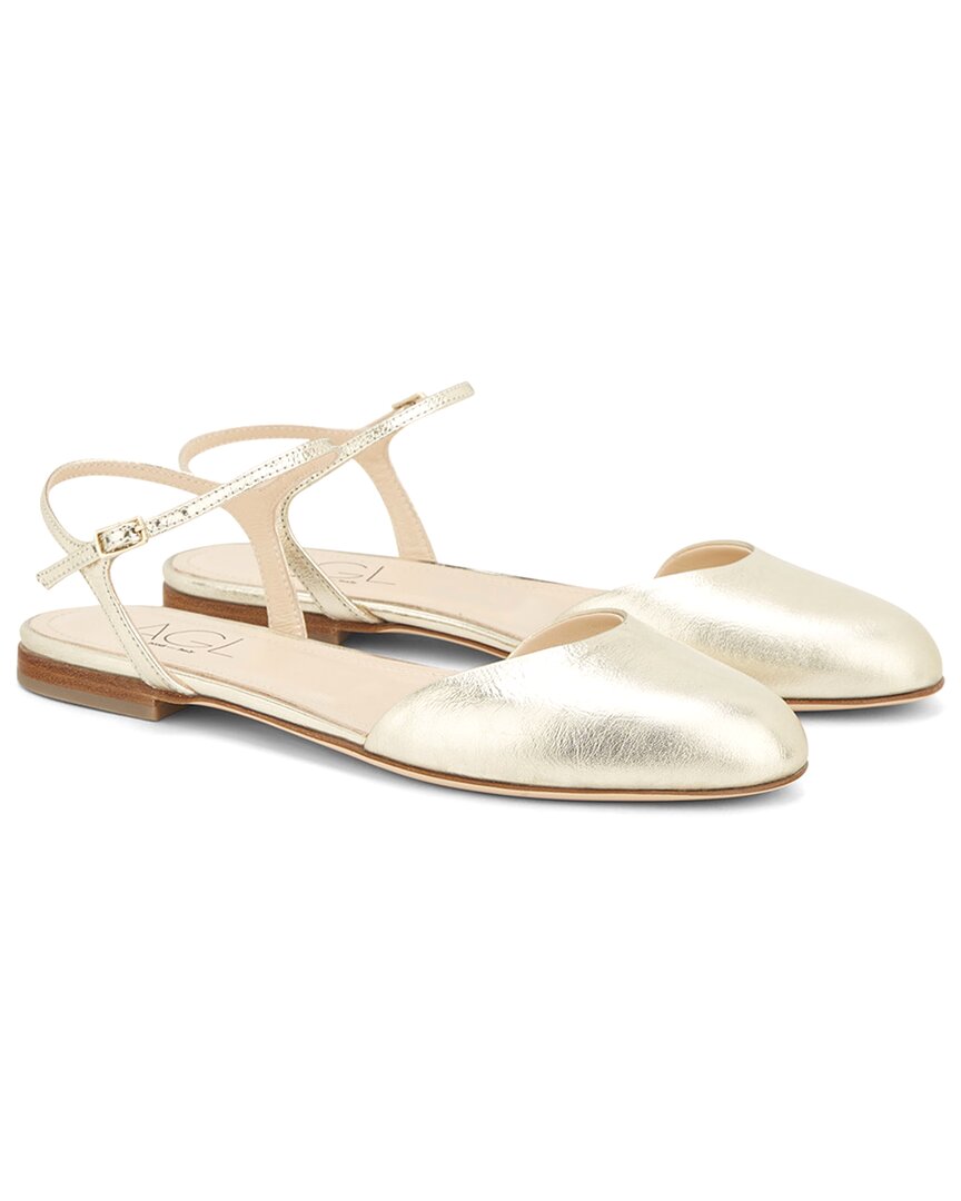 Agl Milly Leather Slingback Platino