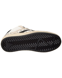 Schutz St Mid Rock Leather High-Top Sneaker