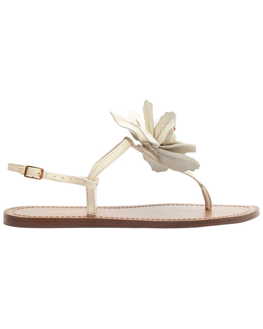 Arezzo Daisy Leather Sandal