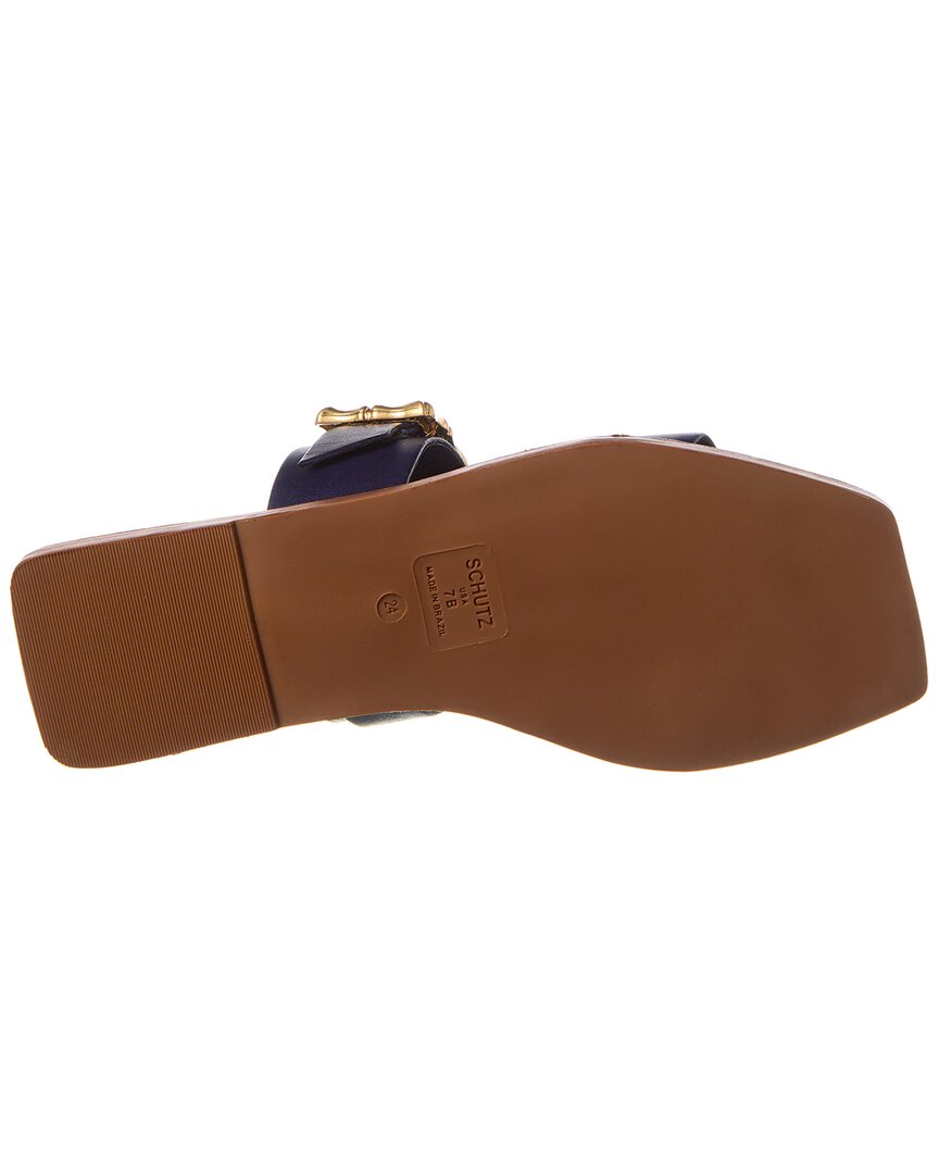Schutz Enola Double Leather Sandal