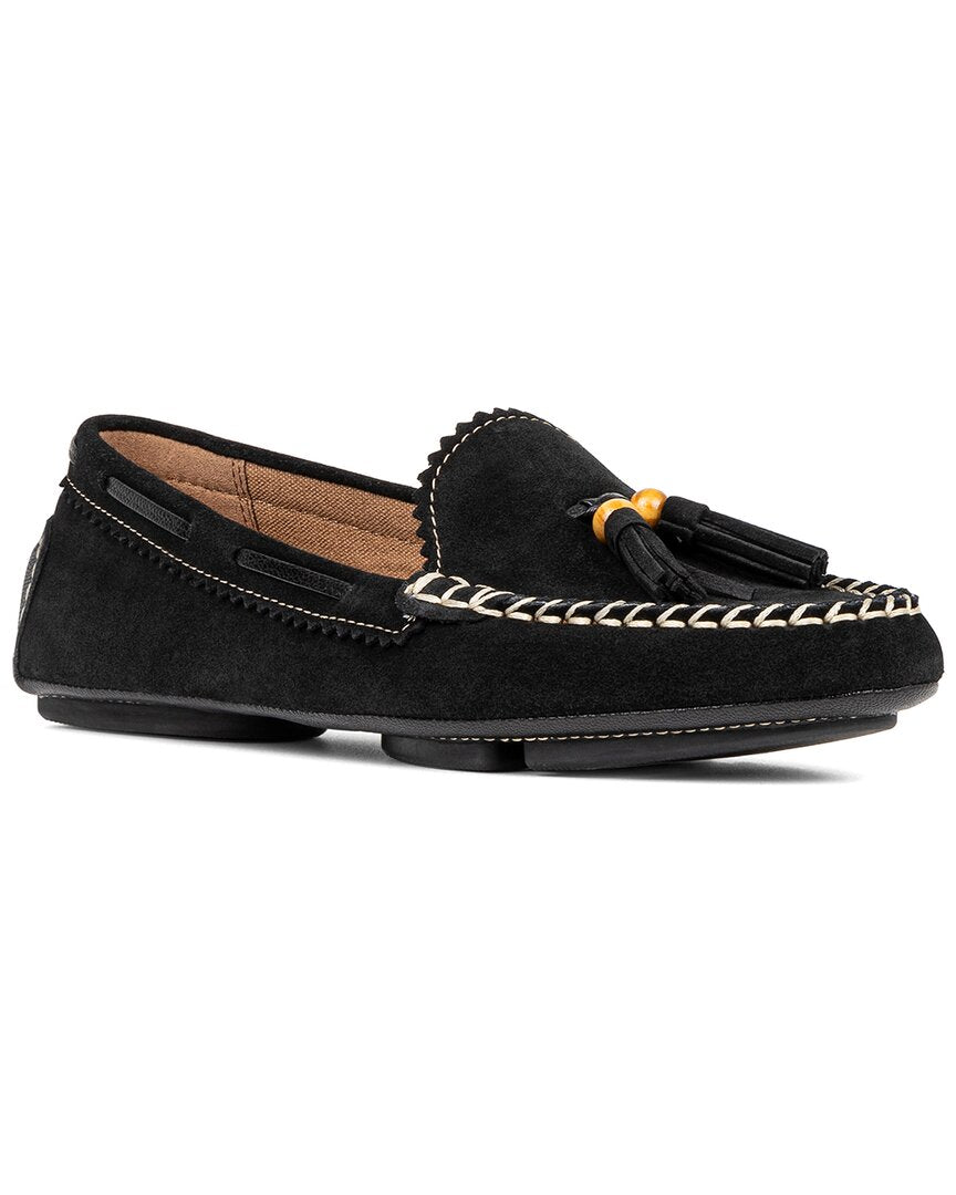 Donald Pliner Rebina Suede Loafer 6.5 Black