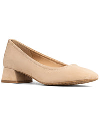 Donald Pliner Rya Suede Pump Beige