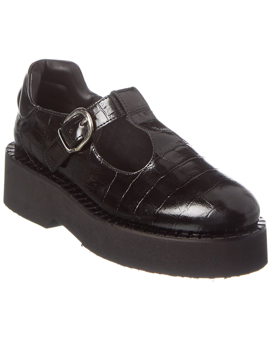 Aquatalia Malvina Weatherproof Leather Loafer Black