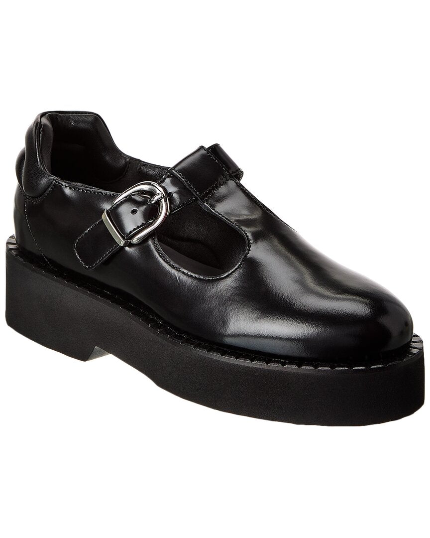 Aquatalia Malvina Weatherproof Leather Loafer Black