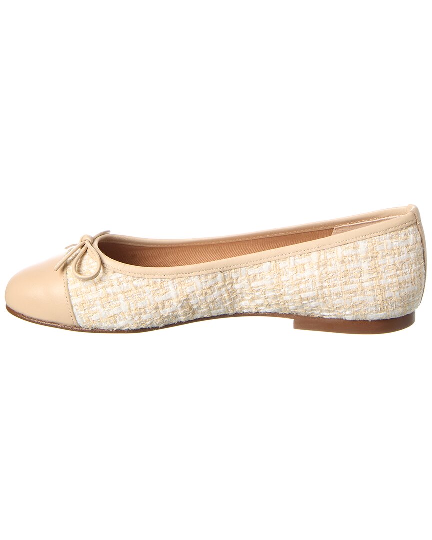 French Sole Cordelia Cap Toe Leather Flat