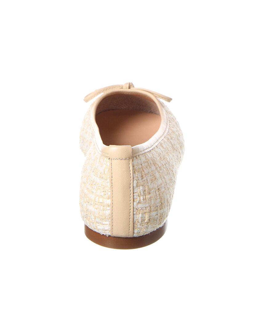 French Sole Cordelia Cap Toe Leather Flat