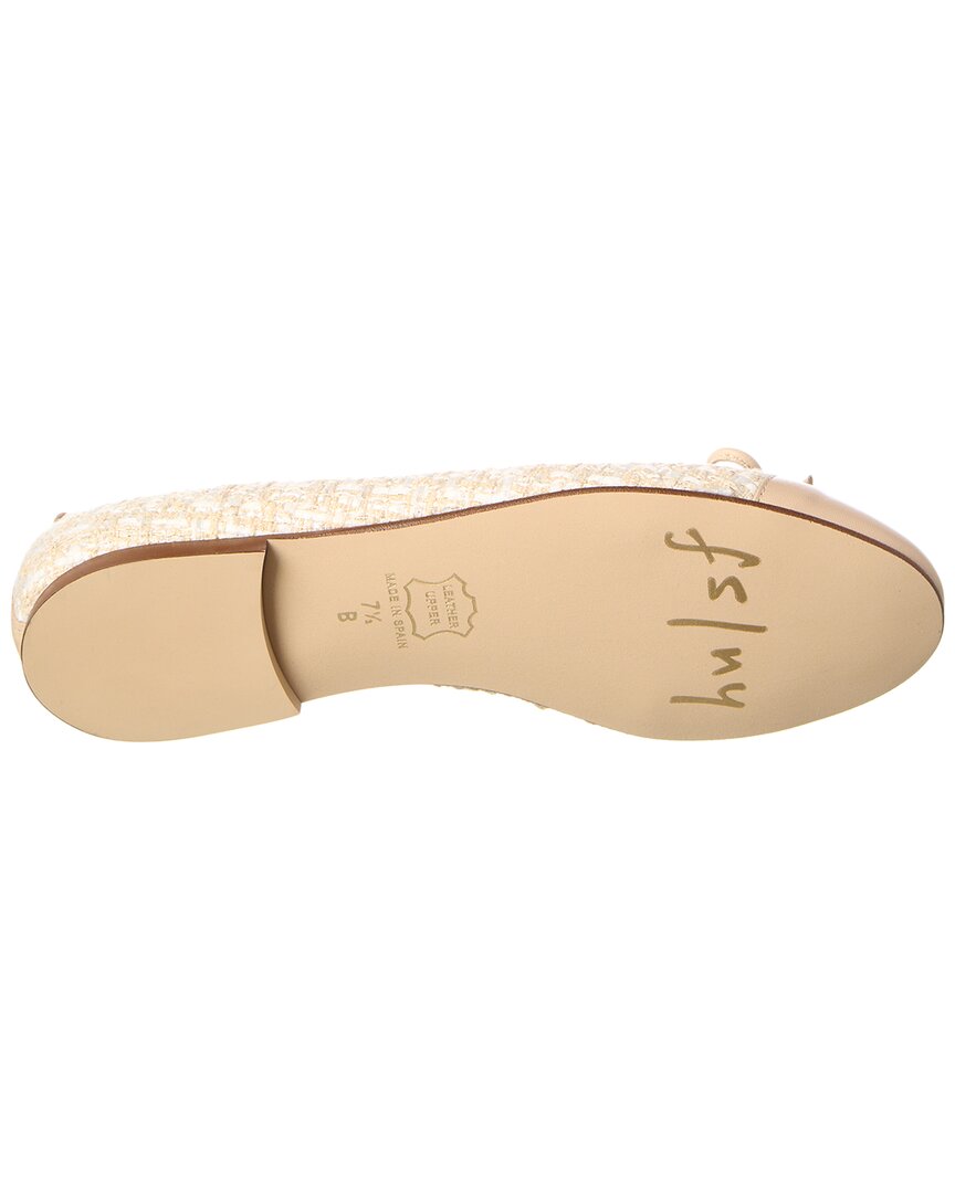 French Sole Cordelia Cap Toe Leather Flat