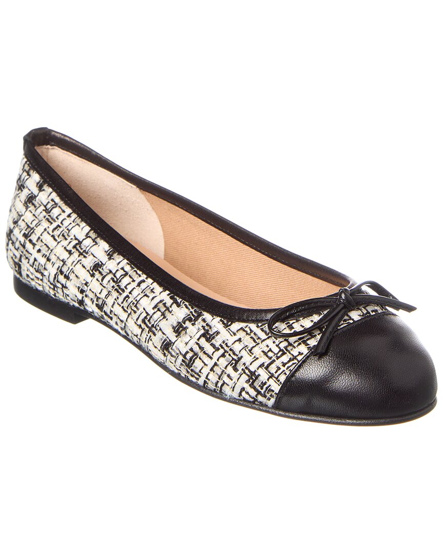 French Sole Cordelia Cap Toe Leather Flat