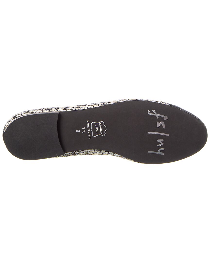 French Sole Cordelia Cap Toe Leather Flat