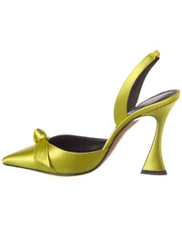 Alexandre Birman Alexandre Birman Clarita Bell 100 Slingback Satin Pump