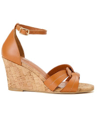 J.Mclaughlin Madrid Leather Wedge Sandal