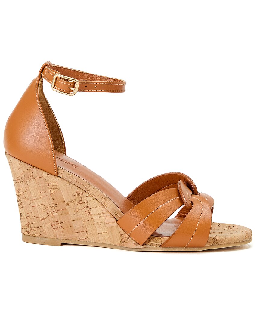 J.Mclaughlin Madrid Leather Wedge Sandal