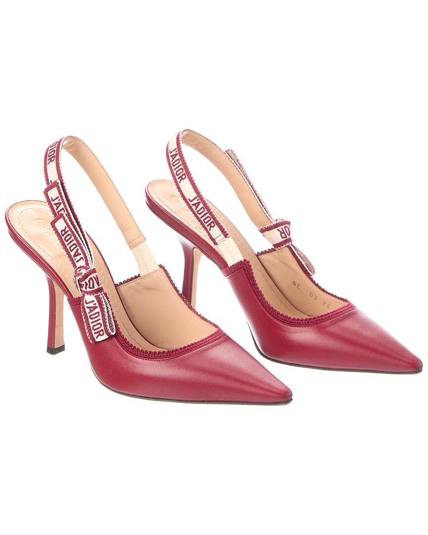 Dior Dior J'adior Leather Slingback Pump