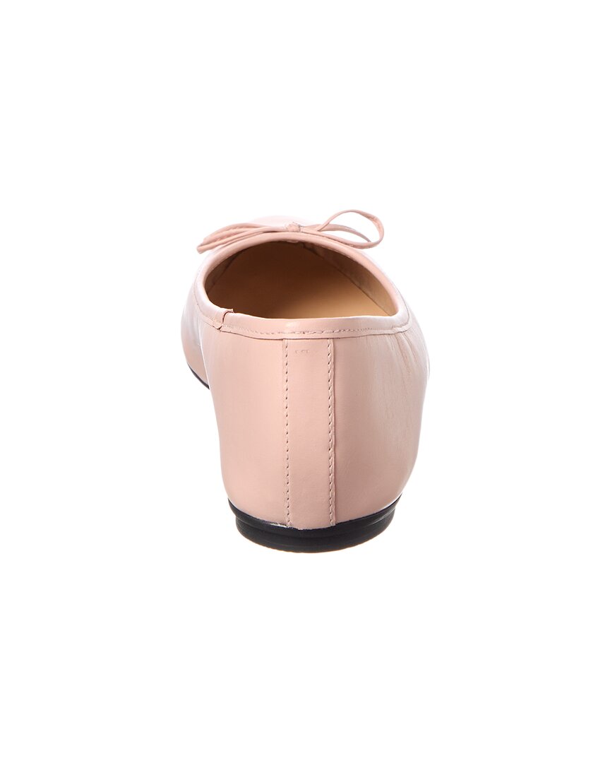 French Sole Emerald Leather Flat
