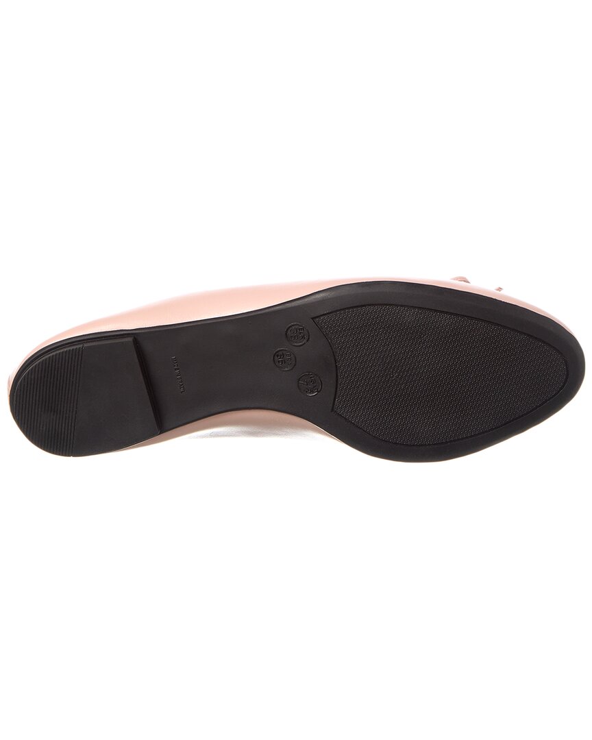 French Sole Emerald Leather Flat