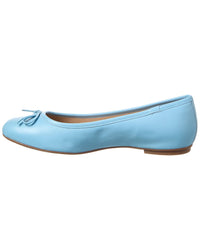 French Sole Emerald Leather Flat