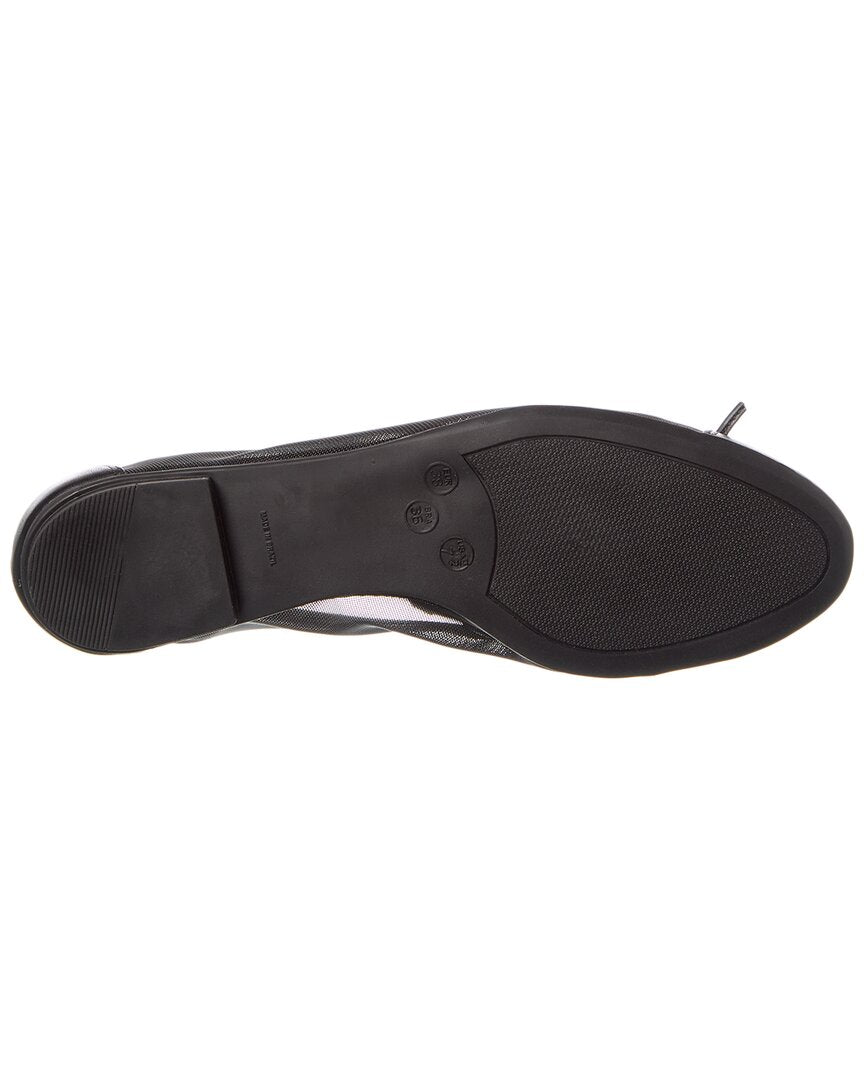 French Sole Cordelia Shimmer Mesh & Leather Flat