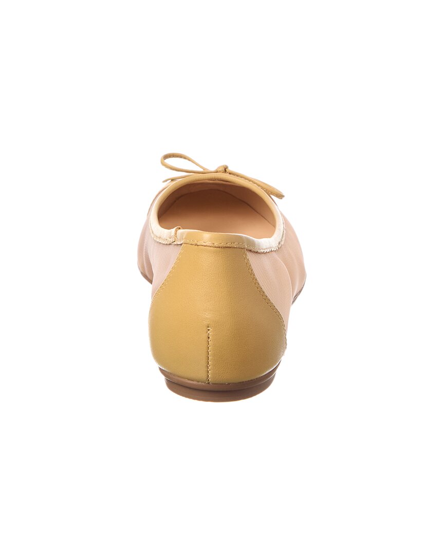 French Sole Cordelia Shimmer Mesh & Leather Flat