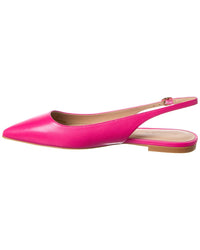 Stuart Weitzman Mara Leather Slingback Flat