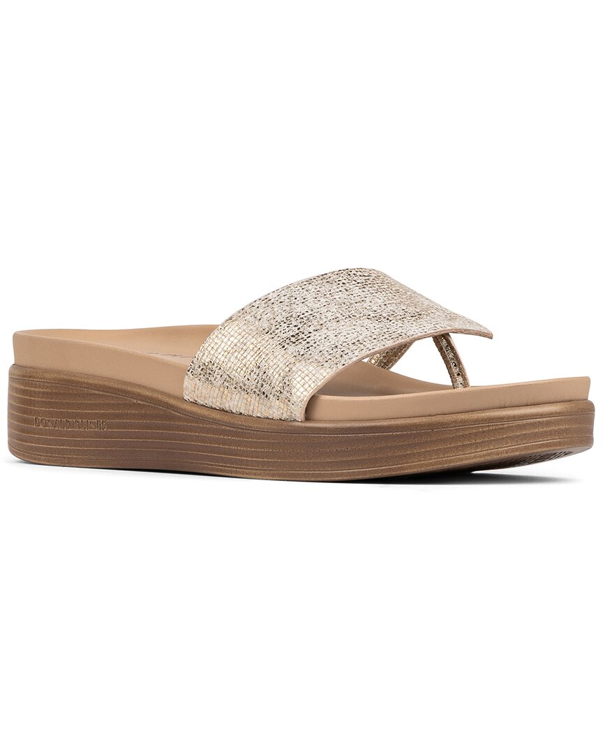 Donald Pliner Fifi Leather Footbed Sandal