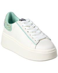 Ash Moby Strass Leather Sneaker White