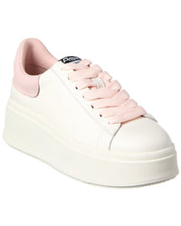Ash Moon Leather Sneaker White