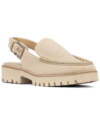 Donald Pliner Essex02 Suede Slingback Loafer Brown Multi