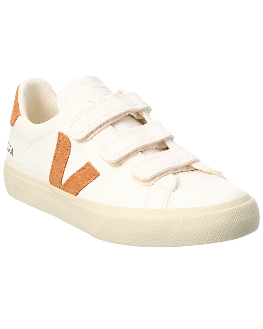 Veja Recife Logo Leather Sneaker