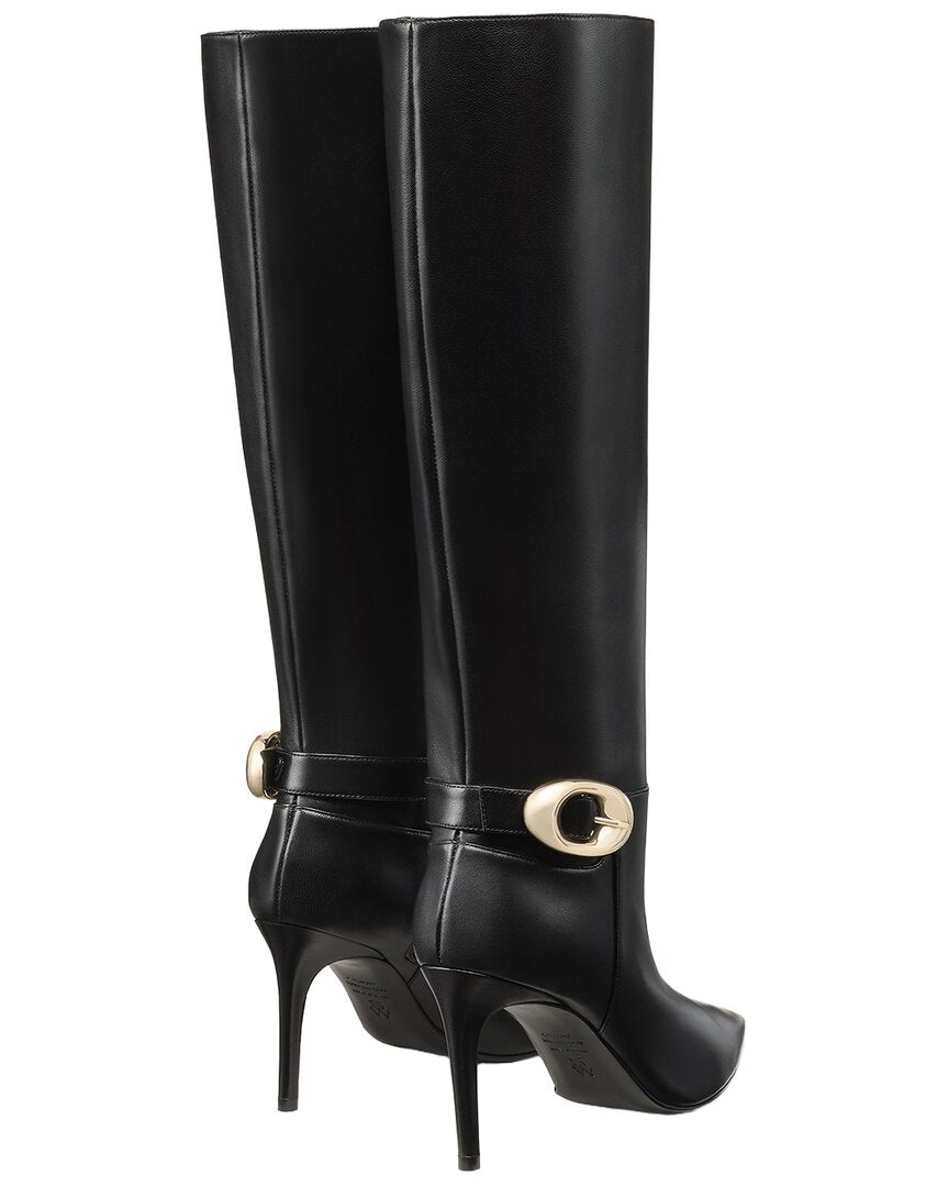Stuart Weitzman Stuart Weitzman Stuart Power Buckle Leather Boot