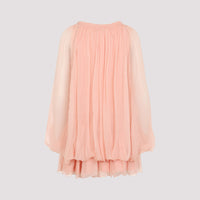Chloe Silk Mini Dress Women