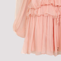 Chloe Silk Mini Dress Women