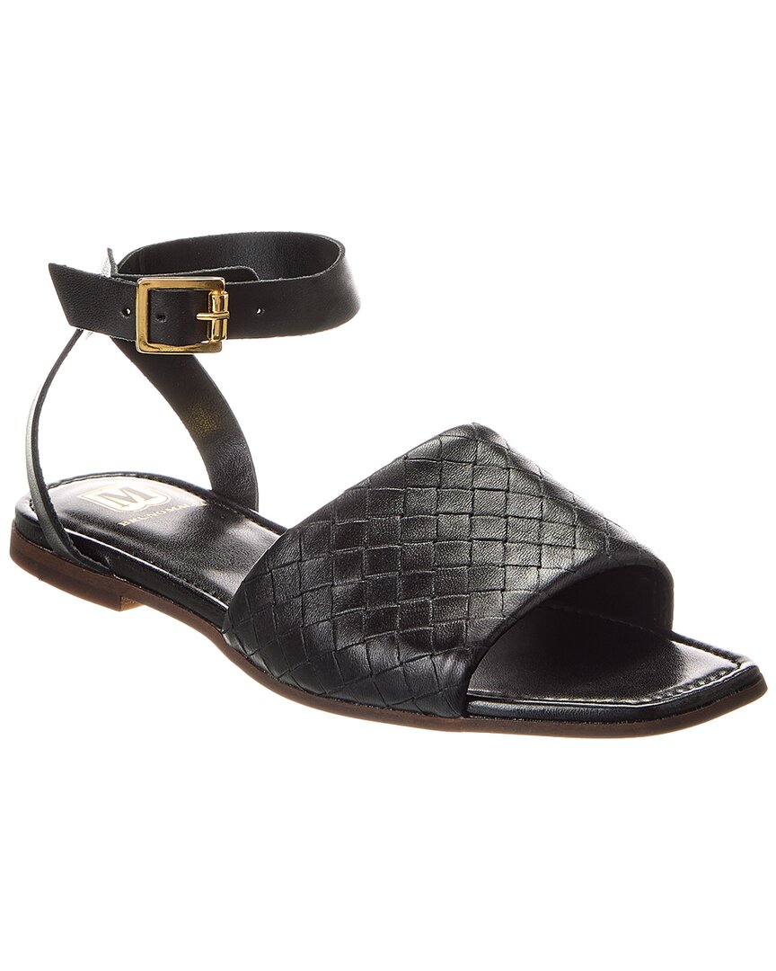 M By Bruno Magli Rita Leather Sandal Black