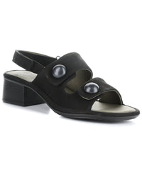 Fly London Ebla Suede Sandal Black
