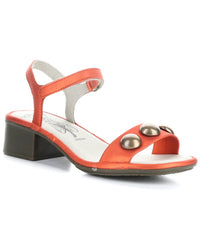 Fly London Exie Leather Sandal Red