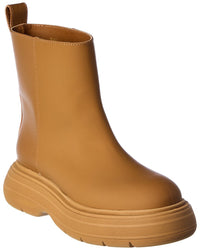 Gia Borghini Marte Leather Bootie Brown Multi