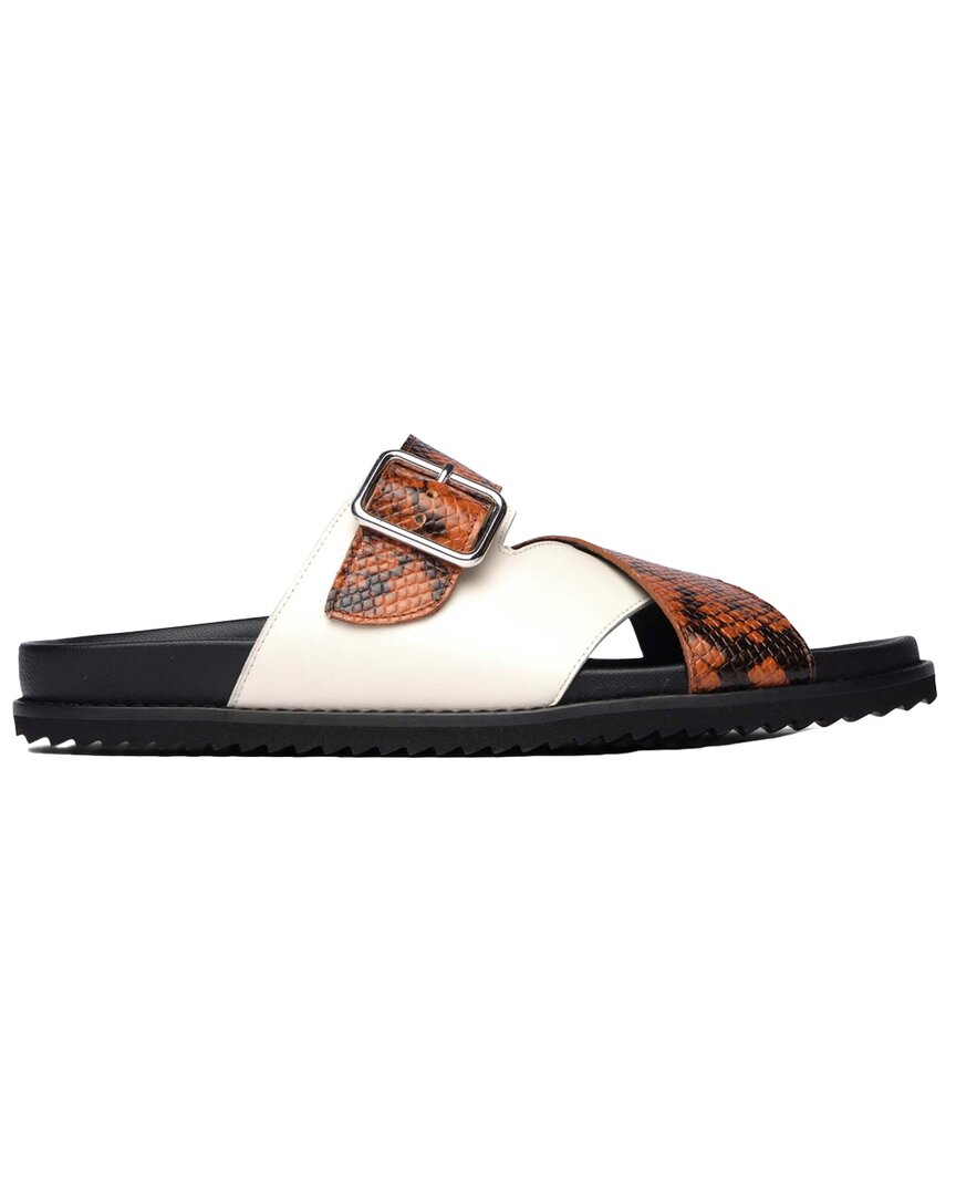 Freda Salvador River Leather Sandal White