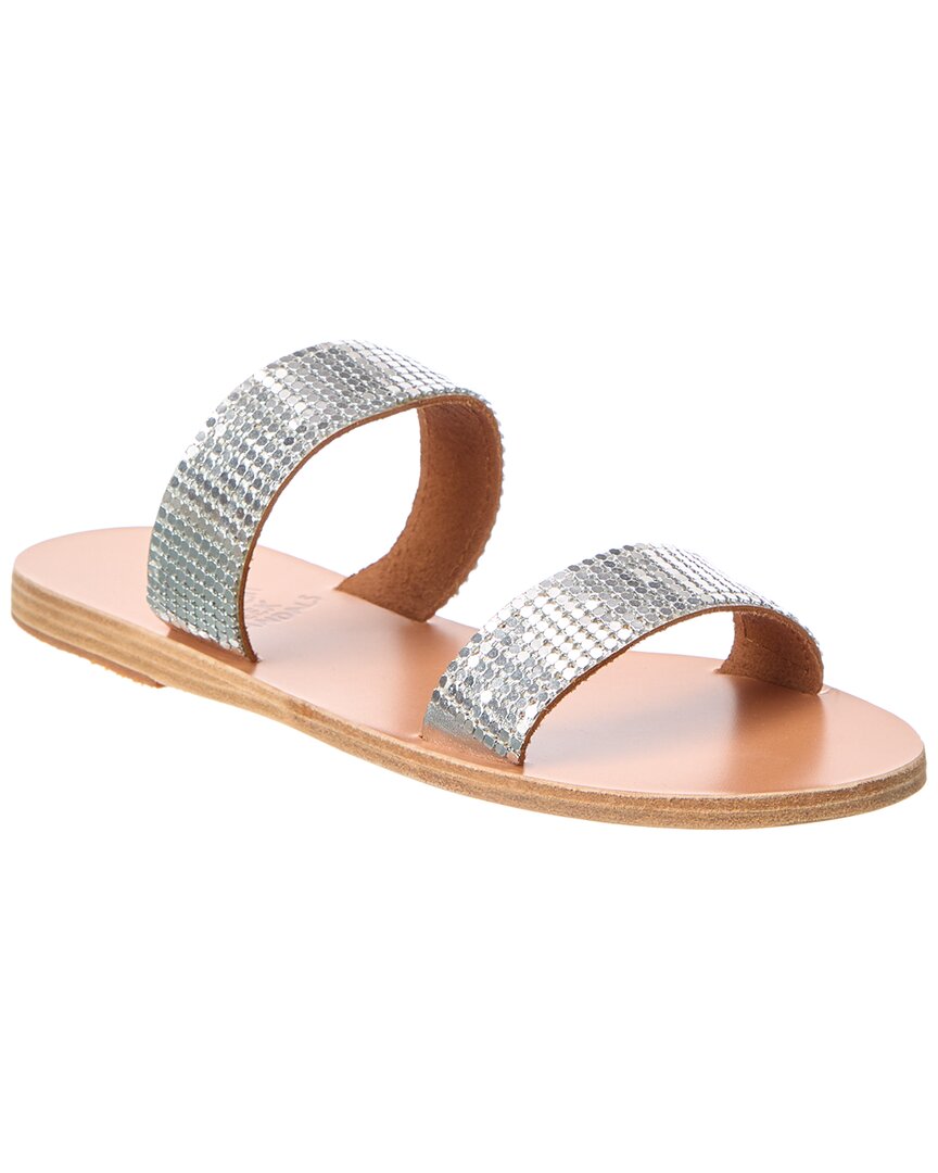 Ancient Greek Sandals Melia Sandal Silver